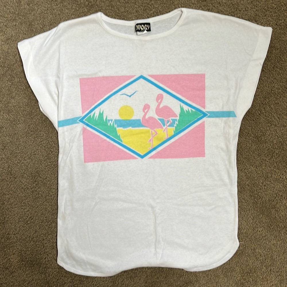 80s Flamingo T Shirt - New Condition